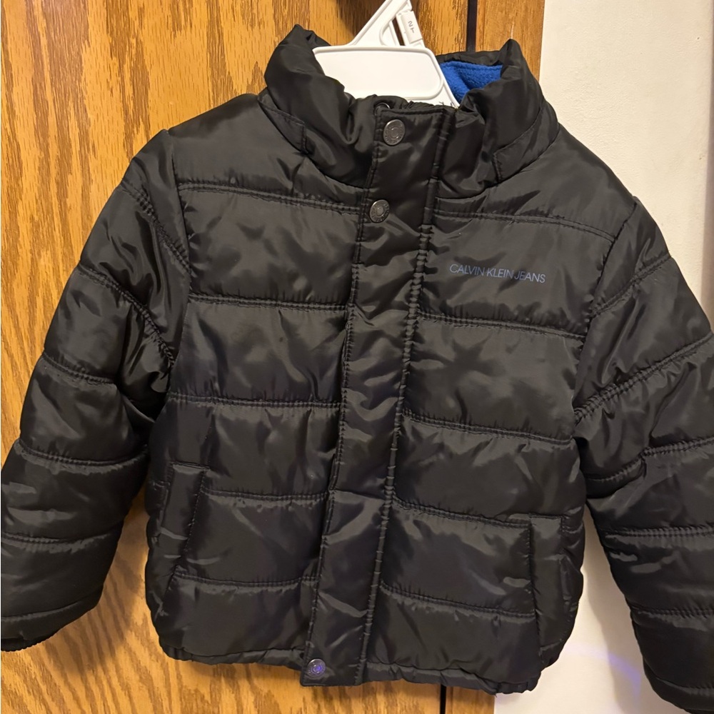 Calvin Klein Jeans Kids Black Puffer Jacket